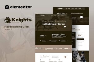 Download Knights - Horse Riding Club Elementor Template Kit