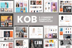 Download Kob - E-Commerce Elementor Pro Template Kit