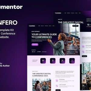 Download Konfero – Conference & Event Elementor Template Kit