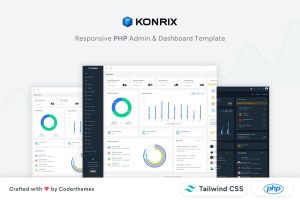 Download Konrix - PHP Tailwind CSS Admin Dashboard Template Konrix – PHP Tailwind CSS Admin & Dashboard is a simple and beautiful admin template