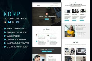 Download KORP - Multipurpose Responsive Email Template Best Email Template for Your Online Email Campaign