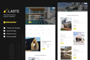 Download Laste - Real Estate & Property Elementor Template Kit