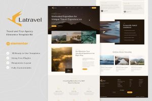 Download Latravel - Travel and Tour Agency Elementor Template Kit