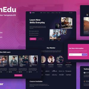 Download LearnEdu - Education & Online Learning Elementor Template Kit