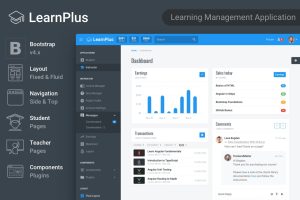 Download LearnPlus - Learning Management Application Complete UI/UX LMS Application Dashboard