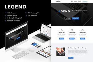Download Legend - Video Email (optional) + Themebuilder High quality responsive email newsletter template | MailChimp | Campaign Monitor supported