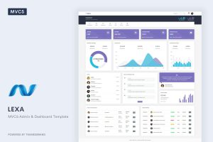Download Lexa - MVC5 Admin & Dashboard Template This is design and built-in ASP .Net MVC only.