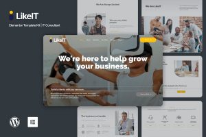 Download LikeIT - Consulting Agency Elementor Pro Template Kit