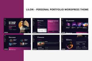 Download Lilon – Personal Portfolio WordPress Theme