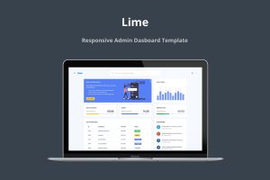 Download Lime - Responsive Admin Dashboard Template Lime is clean, modern and well designed theme for any type of application