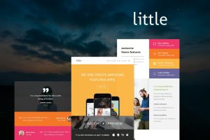 Download Little Mail - E-mail Template Little Mail – Responsive E-mail Template is a Modern and Clean Design email template.