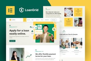 Download LoanGrid - Loans & Financing Elementor Template Kit