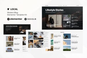 Download Local - Modern Blog & Magazine Elementor Template Kit