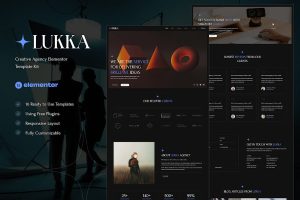 Download Lukka - Creative Agency Elementor Template Kit