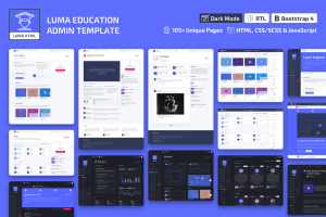 Download Luma - Education HTML Learning Management System Complete HTML Learning Management System UI with Online Courses and Lessons in various formats