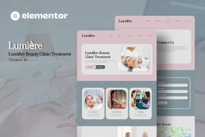 Download Lumiere - Beauty Clinic Treatment Elementor Template Kit