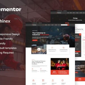 Download Machinex - Engineering & Industrial Service Elementor Template Kit
