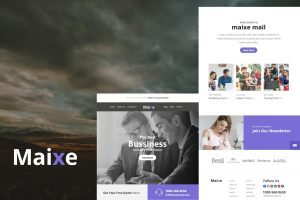 Download Maixe Mail- Responsive E-mail Template Maixe Mail – Responsive Email Template is a Modern and Clean Design email template.