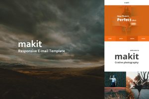 Download makit Mail - Responsive E-mail Template makit Mail – Responsive Email Templates is a Modern and Clean Design email templates.