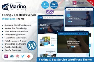Download Marino - Fishing & Sea Hobby WordPress Theme