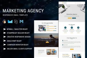 Download Marketing Agency - Responsive Email Template Best marketing agency email template to grow your leads and empower your business