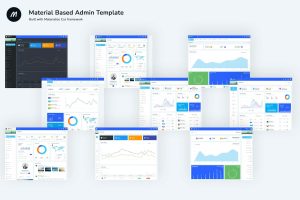 Download MatPress - Materialize Admin Template Material based Admin Template