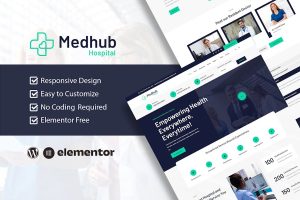 Download MedHub - Hospital & Medical Elementor Template Kit