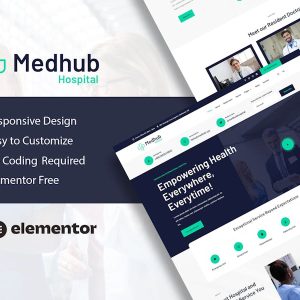 Download MedHub - Hospital & Medical Elementor Template Kit