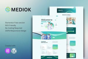 Download Mediok - Medical Elementor Template Kit