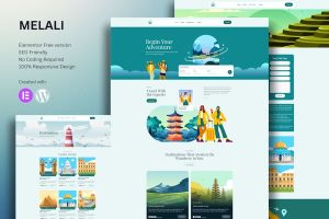 Download Melali - Tour & Travel Agency Elementor Template Kit