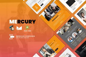 Download Mercury - Responsive Email Template for Startups Create beautiful responsive e-mail templates for promoting your e-shop, business & services