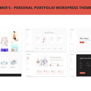 Download Mer's - Personal Portfolio WordPress Theme