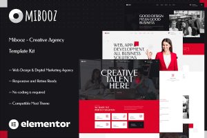 Download Mibooz - Creative Agency Elementor Template Kit