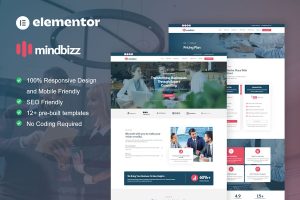 Download MindBizz - Business Consulting Elementor Pro Template Kit