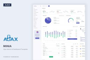 Download Minia - Ajax Admin & Dashboard Template Minia Ajax is a simple and beautiful admin template built with Bootstrap ^5.0.1 & ajax.