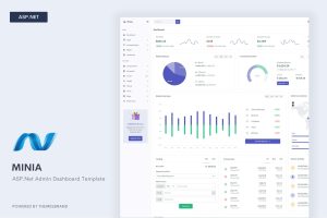 Download Minia - ASP.Net Admin Dashboard Template Minia is a simple and beautiful admin template built with Bootstrap ^5.1.3 and ASP.Net Core.