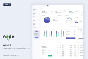Download Minia - NodeJS Admin & Dashboard Template Minia is a multi-purpose admin template built with Bootstrap 5, HTML5, CSS and JQuery and Nodejs..