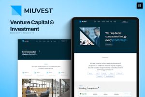 Download Miuvest - Venture Capital & Investment Elementor Template Kit