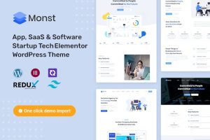 Download Monst - App, SaaS & Software Startup WP Theme