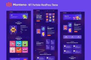 Download Monteno - NFT Portfolio WordPress Theme