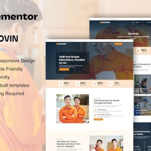 Download Moovin - Moving Company Elementor Pro Template Kit