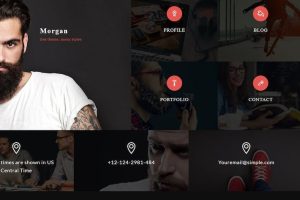 Download Morgan - Resume, vCard and Profile Theme