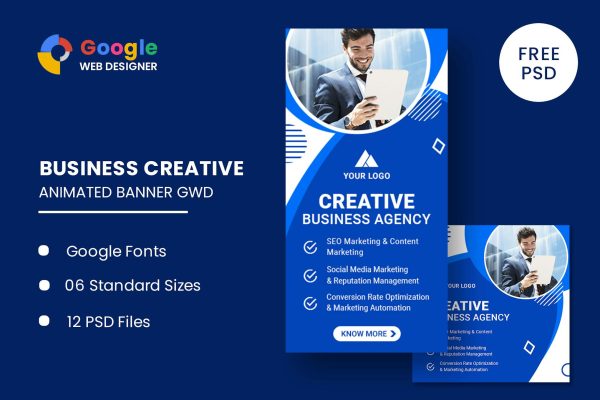Download Multipurpose Business Animated Banner GWD Multipurpose Business Animated Banner Google Web Designer