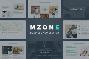 Download Mzone Responsive Email Template for Business Responsive, fits in every screens, better for portfolio, clean and creative business email template