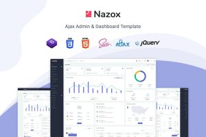 Download Nazox - Ajax Admin & Dashboard Template Nazox - Ajax is a simple and beautiful admin template built with Bootstrap v5.0.1.