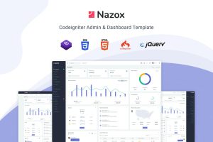Download Nazox - CodeIgniter Admin & Dashboard Template Nazox – Codeigniter is a simple and beautiful admin template built with Bootstrap v5 and Codeigniter