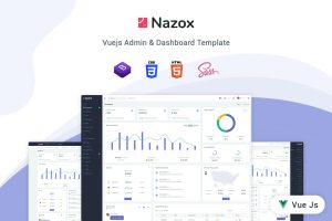 Download Nazox - Vue Js Admin & Dashboard Template Nazox is a fully featured premium admin dashboard template in Vuejs with developer-friendly codes...