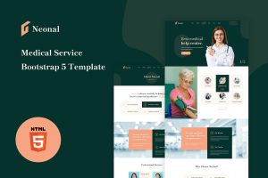Download Neonal - Medical Service Bootstrap 5 Template Neonal comes with 10+ inner pages with an impressive homepage.
