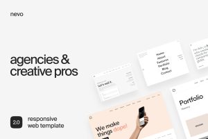 Download Nevo | Agency & Creatives Template Agency and Creative Professional Portfolio