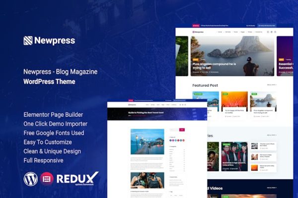 Download Newpress - Blog Magazine WordPress Theme